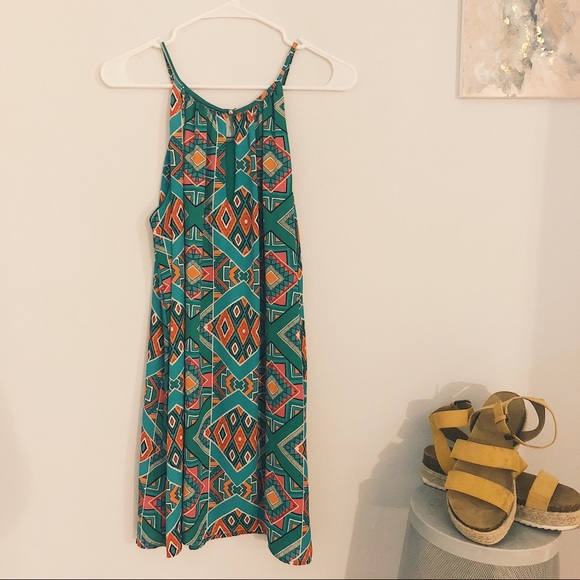 Tribal Trapeze Dress 👗 - Picture 2 of 4